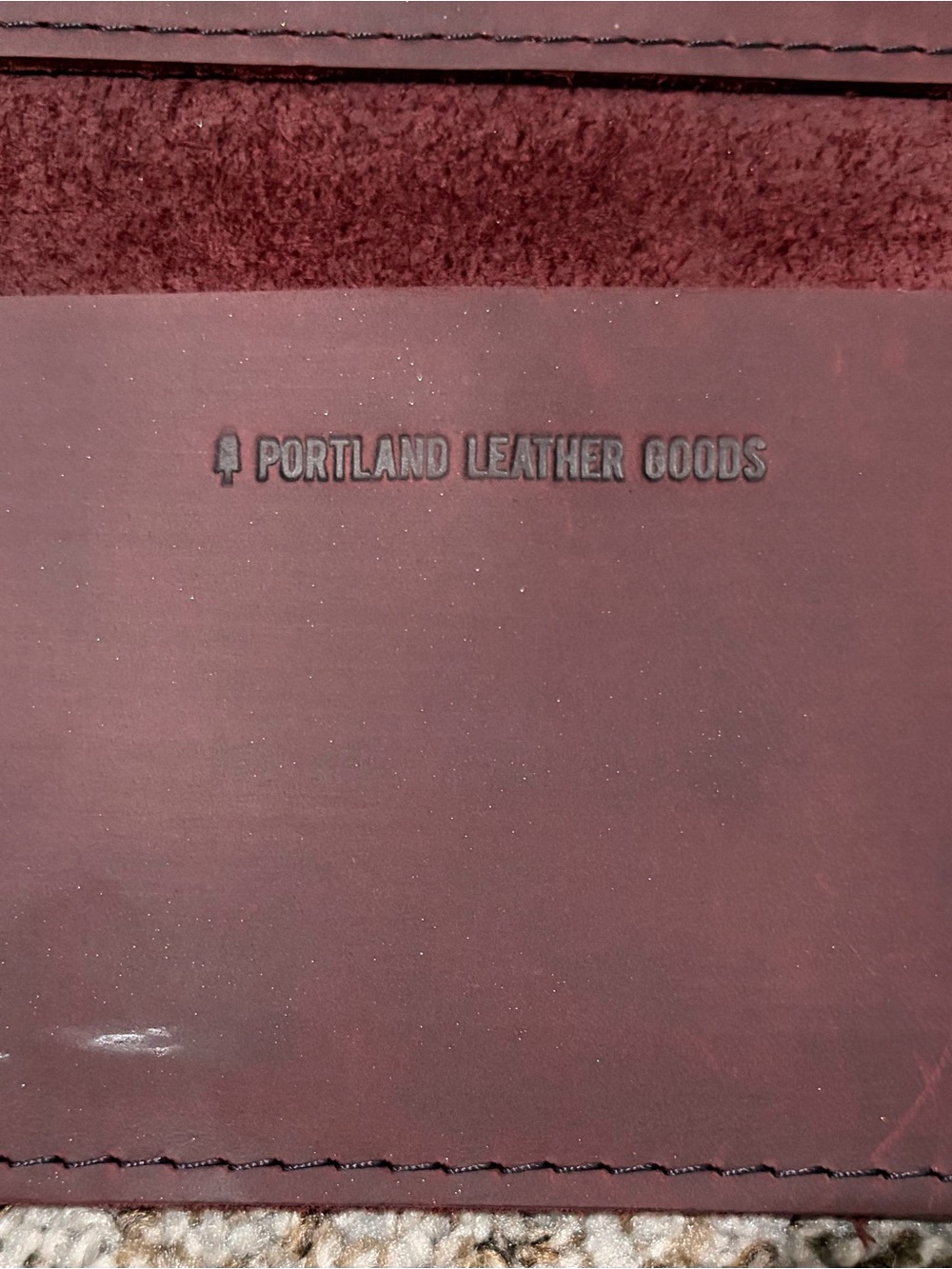Portland Leather Wine Rancher’s Wallet - Picture 4 of 5